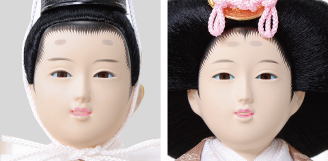 お人形のお顔